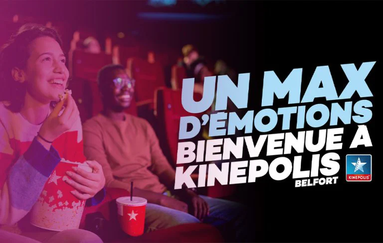 Découvrez notre dernier cinéma : Kinepolis Belfort