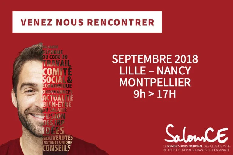 SalonsCE Septembre : Lille – Nancy – Montpellier