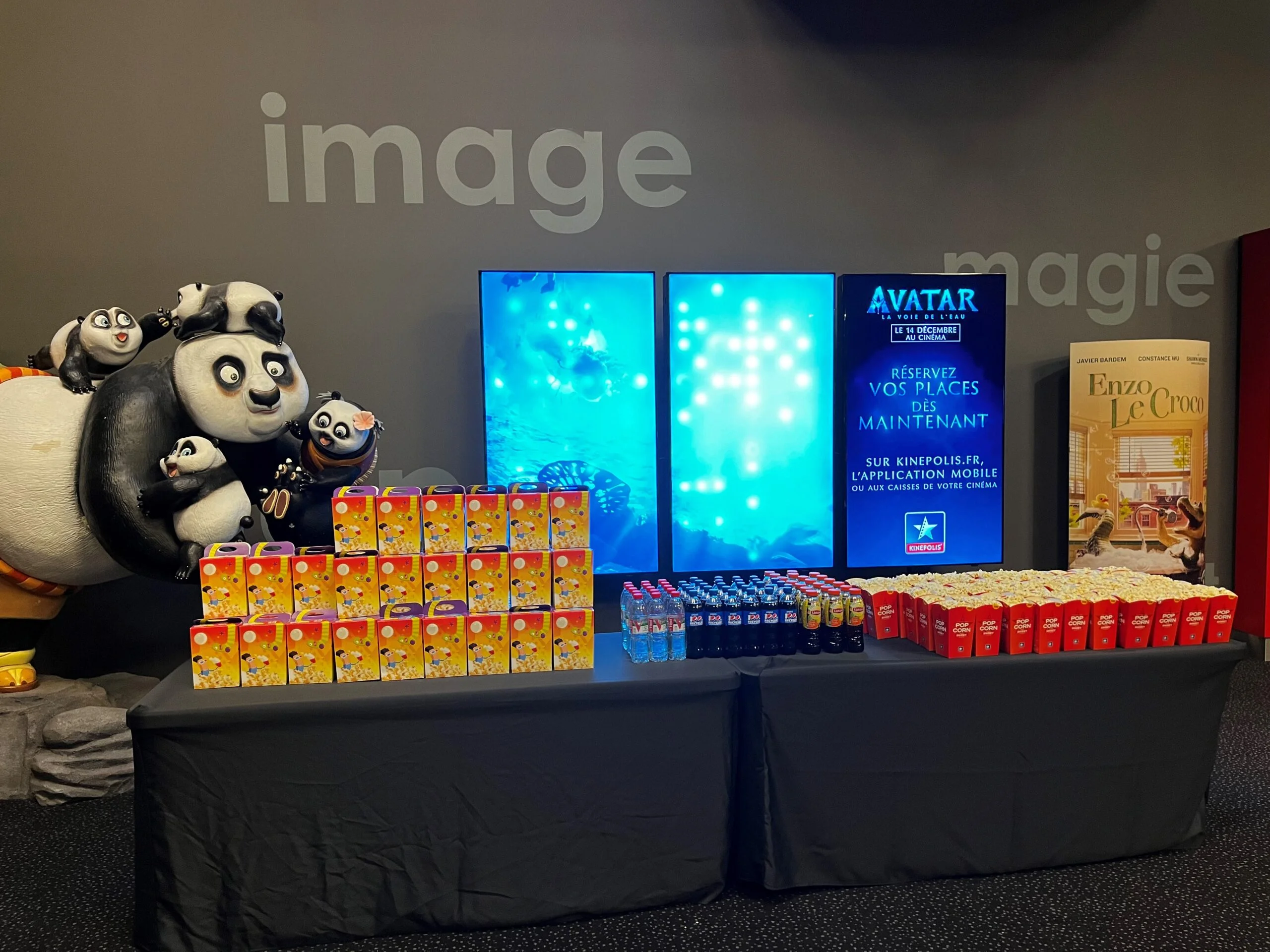 KINEPOLIS proj privee pop corn