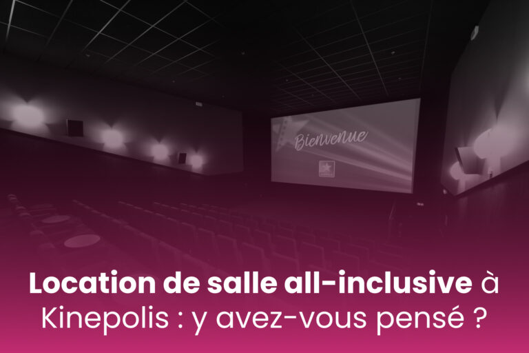 Location de salle all-inclusive à Kinepolis : la solution clé en main pour vos événements pros