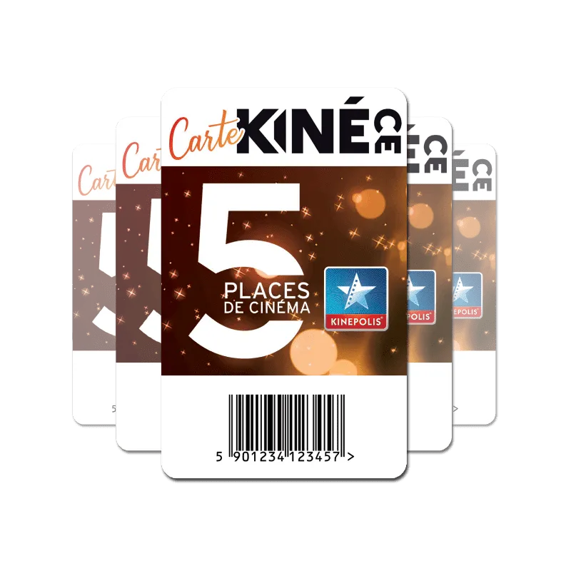 Cartes KinéCE 5 places
