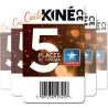 Cartes KinéCE 5 places